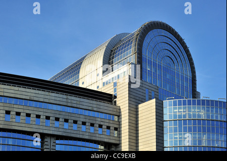 Das Europäische Parlament im Quartier Leopold / Quartier Léopold in Brüssel, Belgien Stockfoto