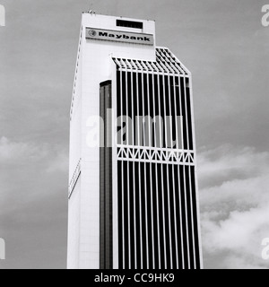 Die Maybank Turm Menara Maybank Wolkenkratzer in Kuala Lumpur in Malaysia in Fernost Südostasien. Moderne Architektur Gebäude Reisen Stockfoto