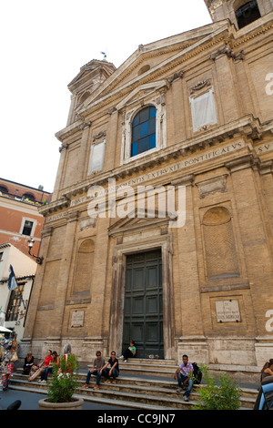 Kirche von Sant Atanasio auf der Via del Babuino in Rom Stockfoto