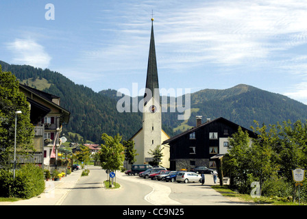 Berg Dorf Balderschwang in der Nähe von Sonthofen im Allgäu. Stockfoto