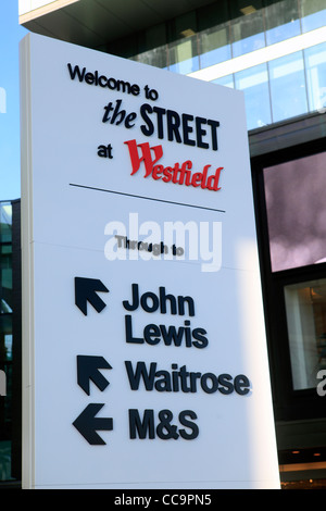 Vereinigtes Königreich East London Westfield Stratford City Stockfoto