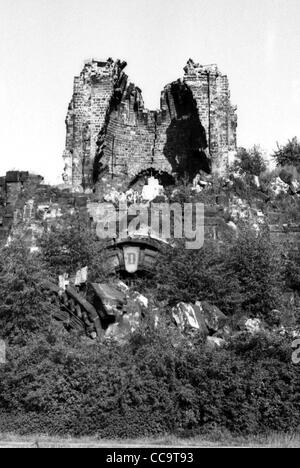 Ruine der Frauenkirche am neuen Markt in Dresden - Frauenkirche. Stockfoto