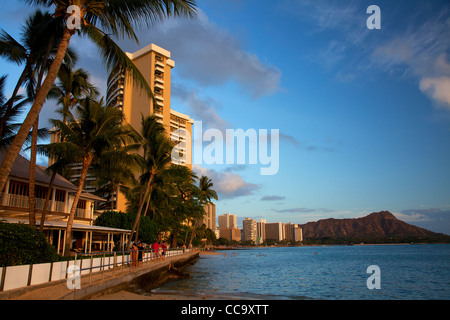 Waikiki Beach, Honolulu, Hawaii. Stockfoto