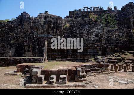 Riesigen liegenden Buddha, Baphuon Tempel, Angkor Thom, Siem Reap, Kambodscha, Asien Stockfoto