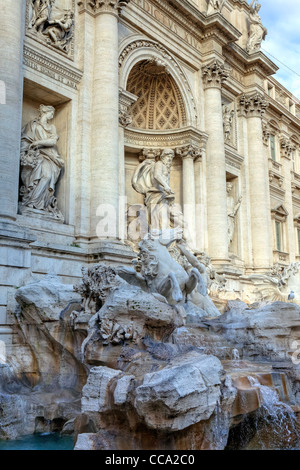 Trevi-Brunnen in Rom Stockfoto