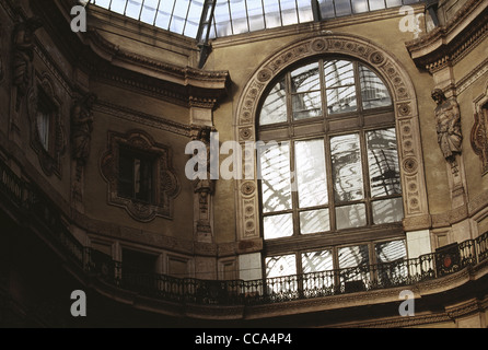 Galleria Vittorio Emanuele II. Stockfoto