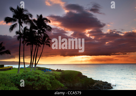 Ulua Beach, Wailea, Maui, Hawaii. Stockfoto