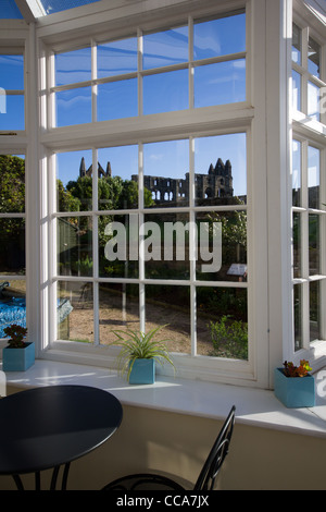 Innenraum der Jugendherberge am Whitby North Yorkshire England Stockfoto