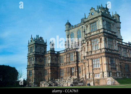 Wollaton Hall, Nottingham, England. Als Standort für Wayne Manor im Batman-Film The Dark Knight Rises Stockfoto