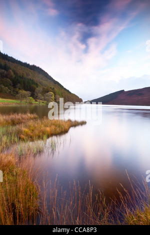 Snowdonia, Llyn Geirionydd im Morgengrauen Stockfoto