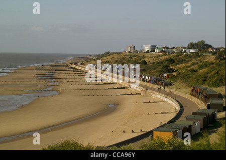 Der Strand von Frinton am Meer Stockfoto