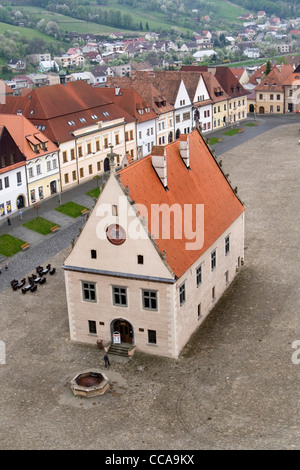 Quadratisch, Bardejov Hauptstadt, Slowakei Stockfoto