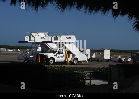 Bodengeräte Flughafen in der Dominikanischen Republik Stockfoto