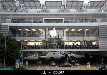 im Apple Store in der Ifc Mall in Hongkong Sonderverwaltungsregion Hongkong China Zentralasien Stockfoto