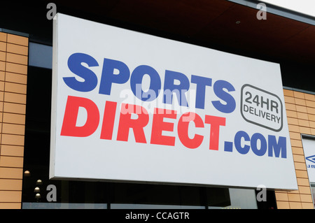 SportsDirect.com Zeichen, Cambridge, England, UK Stockfoto