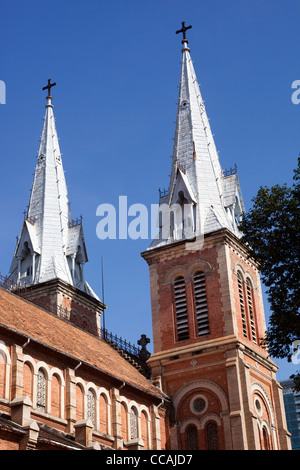 Saigon Notre-Dame Basilica Kathedrale Ho-Chi-Minh-Stadt Vietnam Stockfoto