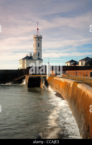 Bell Rock Signalaufsatz, Arbroath Stockfoto