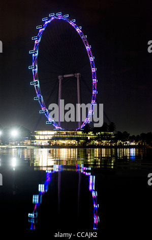 Singapore Flyer, dem größten Riesenrad der Welt Stockfoto