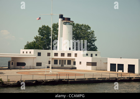 Old Coast Guard Station in Cleveland Stockfoto