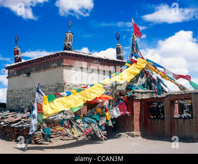 Traditionelle buddhistische Kloster Westtibet Stockfoto