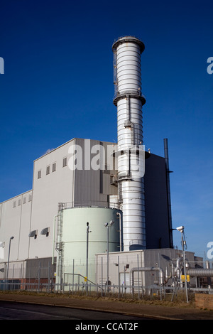 Kraftwerk mit Nordsee Erdgas Great Yarmouth Stockfoto