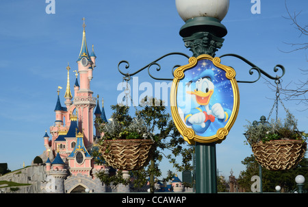 Im Disneyland Park in der Nähe von Paris, Frankreich. Stockfoto