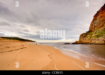 Der Mund des Gellibrand River bei Princetown, in der Nähe von Port Campbell auf der Great Ocean Road, Victoria, Australien Stockfoto