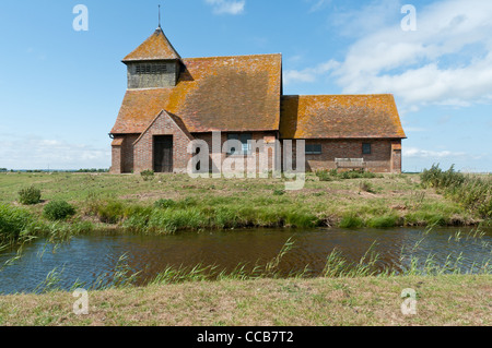 St Thomas Beckett Kirche in Fairfield, Kent. Stockfoto