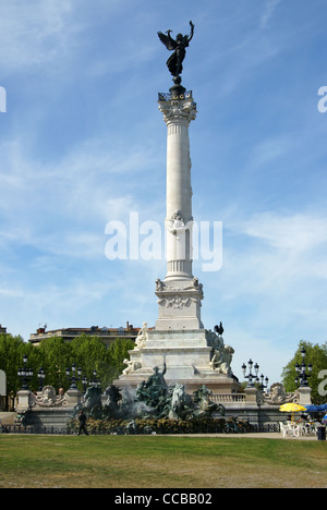 Monument Aux Girondins, Place des Quinconces Stockfoto