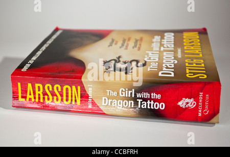 Das Mädchen mit dem Dragon Tattoo Buch Stockfoto