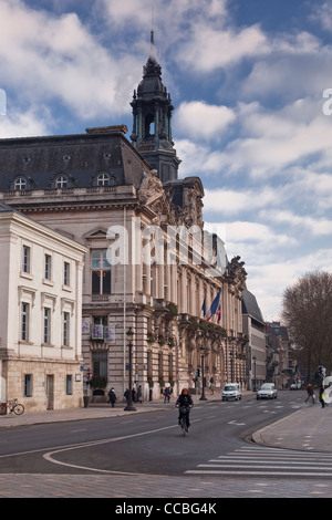 Hotel de Ville oder Town Hall, Tours, Frankreich. Stockfoto