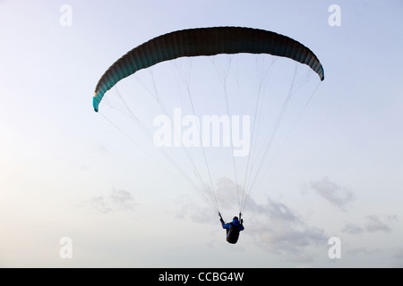 Paragleiten Langlauf portugiesischen Liga, im Norden von Portugal, 17. Dezember 2011, Caldelas, Portugal. Stockfoto