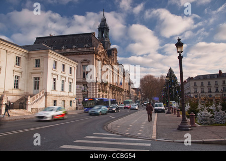 Hotel de Ville oder Town Hall, Tours, Frankreich. Stockfoto