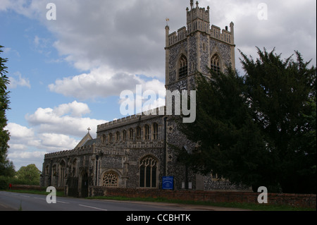 St. Mary's Church, Stratford St. Mary, Suffolk, England Stockfoto