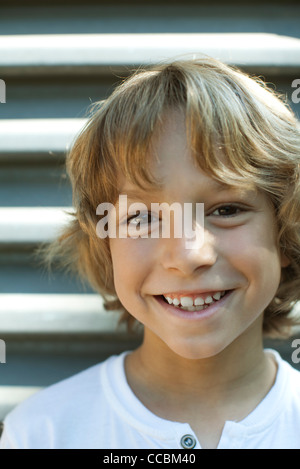 Lächelnde junge, portrait Stockfoto