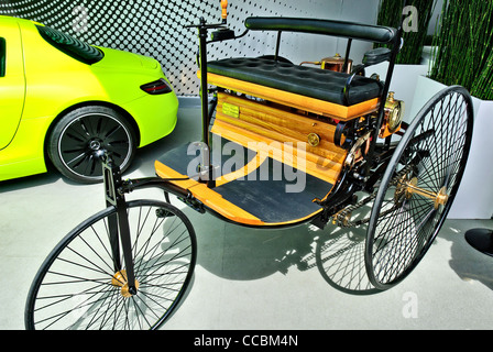 Benz Patent Motorwagen Stockfoto