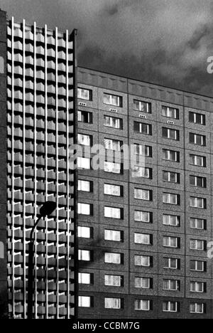 Hauptsitz des Ministeriums für Staatssicherheit der DDR in Berlin im August 1989. Stockfoto