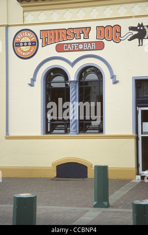 Neuseeland-Napier-Spanish Mission Stil Gebäude provinziellen Hotel Stockfoto