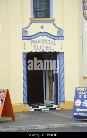 Neuseeland-Napier-Spanish Mission Stil Gebäude provinziellen Hotel Stockfoto