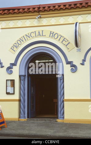 Neuseeland-Napier-Spanish Mission Stil Gebäude provinziellen Hotel Stockfoto