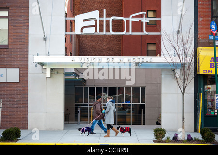 Die neue Aloft Hotel im Harlem in New York Stockfoto