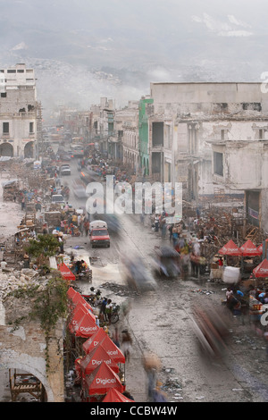 John Mcaslan + Partner sind stolz darauf, ein Teil des Abschlusses der historischen Eisenmarkt In Port-Au-Prince der Eisenmarkt Stockfoto