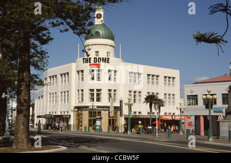 Neu Zealand Napier Art-Deco-Gebäude der Kuppel Stockfoto