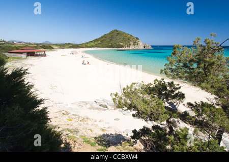 Monte Turnu, Strand Costa Rei Castiadas, Bezirk Cagliari, Sardinien, Italien, Europa Stockfoto