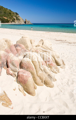 Monte Turnu, Strand Costa Rei Castiadas, Bezirk Cagliari, Sardinien, Italien, Europa Stockfoto