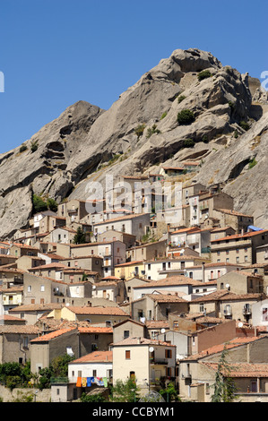 Italien, Basilicata, Regionalpark Dolomiti Lucane, Pietrapertosa Stockfoto