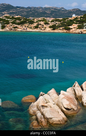 Strand Cala Francese, La Maddalena, Olbia - Tempio Bezirk, Sardinien, Italien, Europa Stockfoto