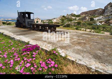 Cava Francese Museum, La Maddalena, Olbia - Tempio Bezirk, Sardinien, Italien, Europa Stockfoto