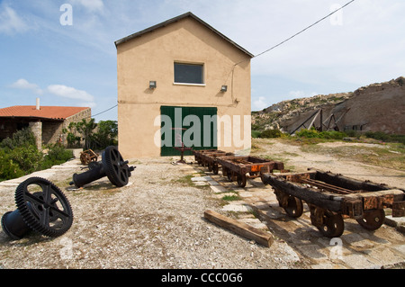 Cava Francese Museum, La Maddalena, Olbia - Tempio Bezirk, Sardinien, Italien, Europa Stockfoto