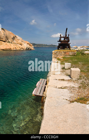 Cava Francese Museum, La Maddalena, Olbia - Tempio Bezirk, Sardinien, Italien, Europa Stockfoto